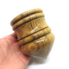 Spinning top from natural wood for gym, wooden toy, wholesale