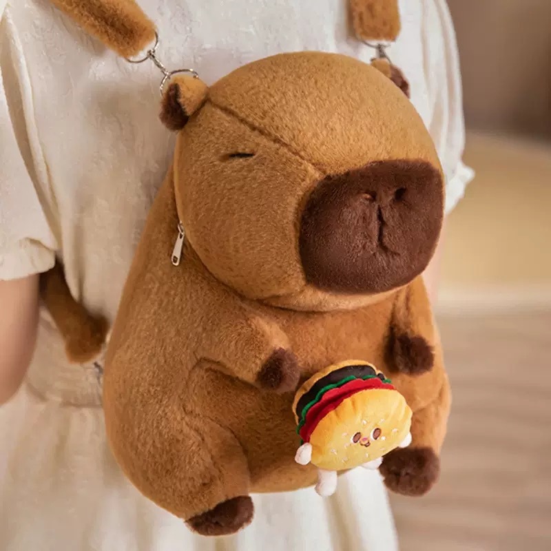 新商品のクロスボーダーのカピバラのリュックサックのネットはぼうっとしています。|undefined