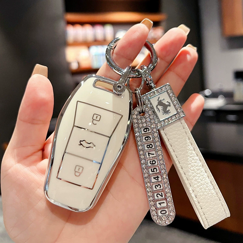 Чехол для ключей, подходит для ключей Volkswagen Sihao, для женщин, Love Run E50X, Yao X8, JAC, Volkswagen QX, милый корпус с пряжкой