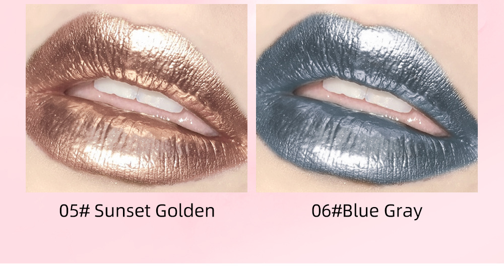 carina QIBEST Liquid Lipstick eye shadow Dual purpose Makeup Durable easy to apply Pearlescent and bright without touching the_voghion.com