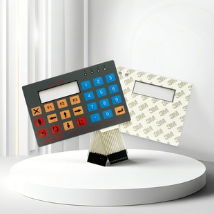 Pvc Membrane Switch Matrix Equipment Key Control Surface Sticker Instrument Control Panel