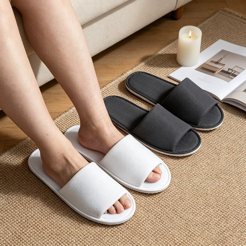 Hotel and B&B Disposable Slippers, Thickened and Non-Slip, Suitable for Hotels, Beauty Salons, Home Use, Guest Reception, Travel, Portable, Wholesale from Manufacturer Hotel and B&B Disposable Slippers, Thickened and Non-Slip, Suitable for Hotels, Beauty Salons, Home Use, Guest Reception, Travel, Portable, Wholesale from Manufacturer