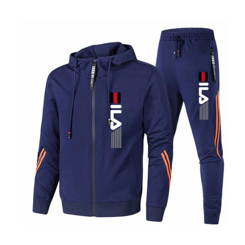 Independent station cross-border men's sports fashion casual set-up zipper tie-and-dye outdoor sports sweatshirt set