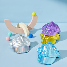 春夏新款PU四季款泰迪犬棒球帽户外小型犬可爱狗狗鸭舌帽头饰批发