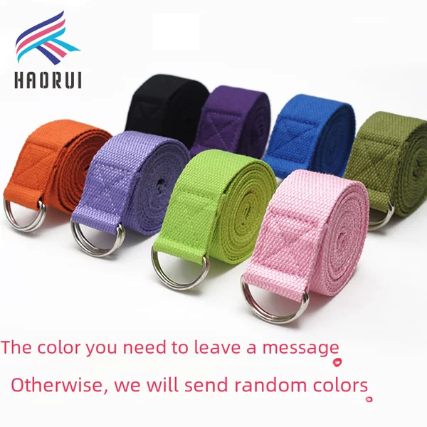 Wholesale Yoga Stretch Belt 1.8m Polyester Cotton Extended Beginners Stretch Stretch Yoga Auxiliary Supplies