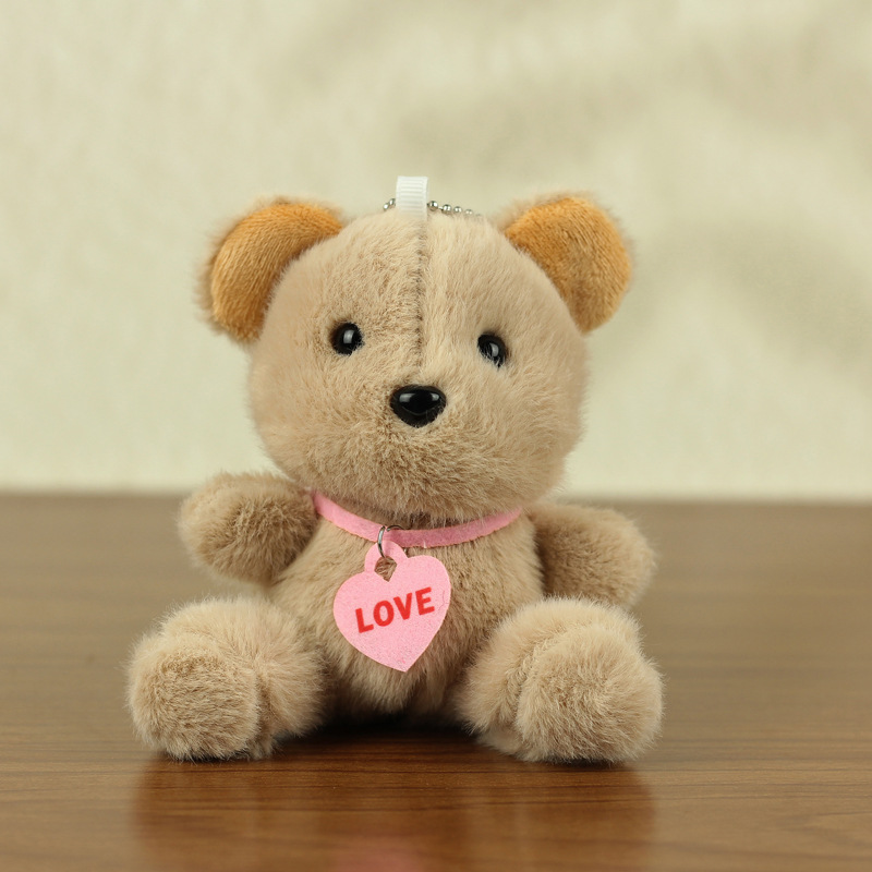 Adorable peluche dibujos animados Teddy Bear colgante Teddy Bear juguetes mochila muñeca decoración estudiantes pequeños regalos