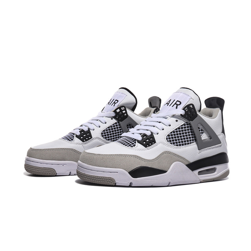 Zapatos de baloncesto Putian puros originales AJ4 amarillos hembra rojo trueno macho AIR negro gatos zapatos de hombre zapatos de mujer zapatos deportivos