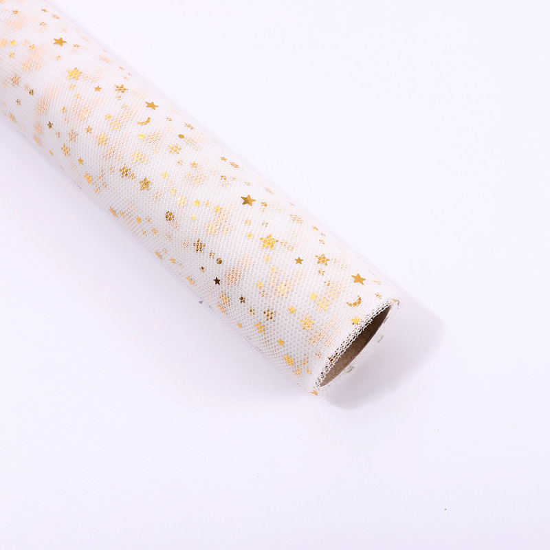 Diosa Festival de malla estrella Luna hilo estrella hilo Lollipop bouquet DIY bolsa flor papel forma hilo flor embalaje al por mayor