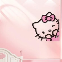 DIY家用卡通墙贴家用装饰hellokitty猫墙画客厅卧室3D立体防水贴