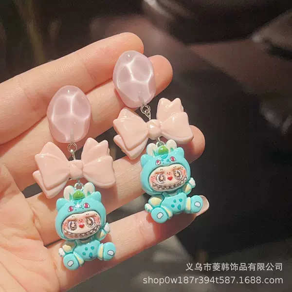 Original New Design 925 Silver Needle Fashionable Quirky Bow Earrings Wholesale from Manufacturer