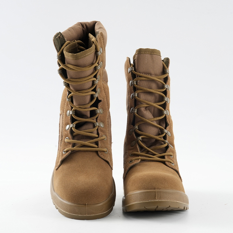 Botas de alto impacto personalizadas al aire libre, zapatos de entrenamiento de goma, zapatos de montaña, zapatos tácticos de primavera y otoño, zapatos de senderismo