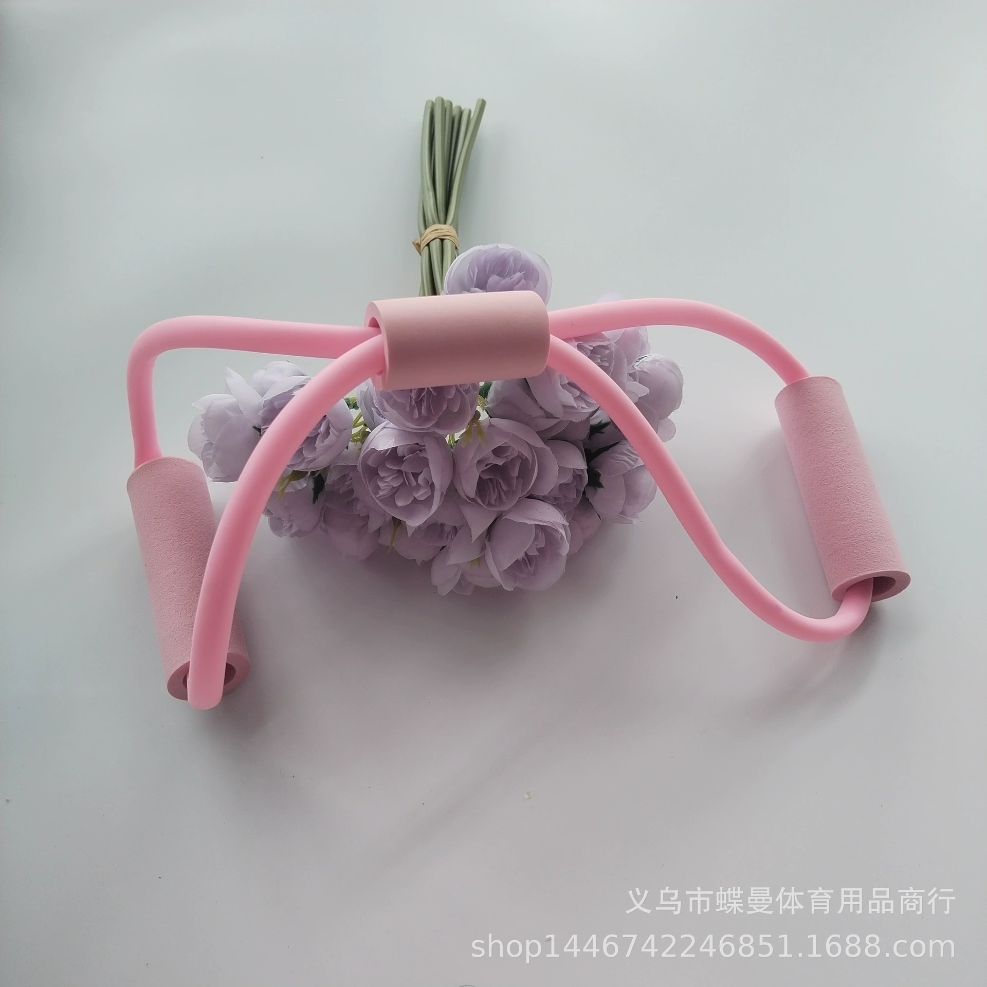 Colored rope for gym, yoga clothing, beautiful back