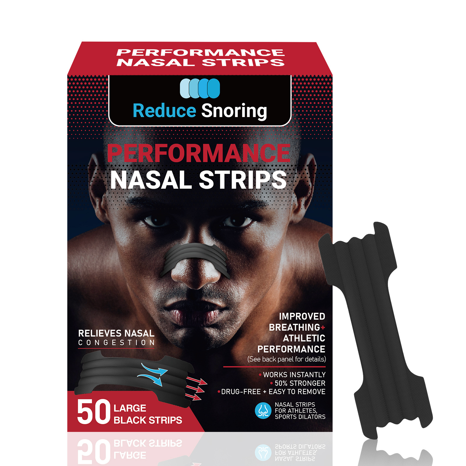 Nasal Strips Athletes' Nose Strips