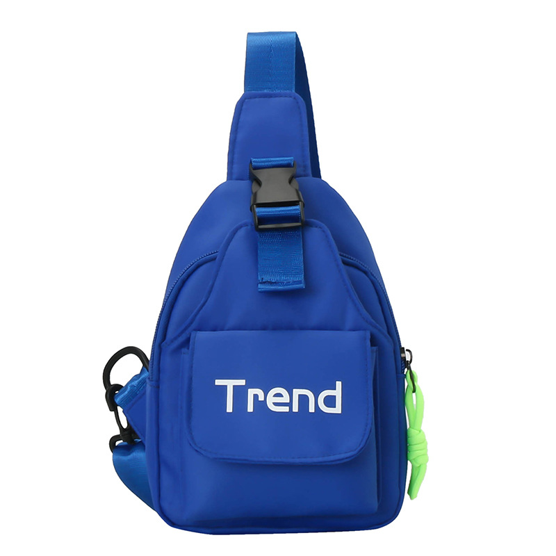 INS Internet celebridad bolso de los niños letras de moda niños y niñas de moda fresco monedero kindergarten niños fuera de lona bolsa de pecho