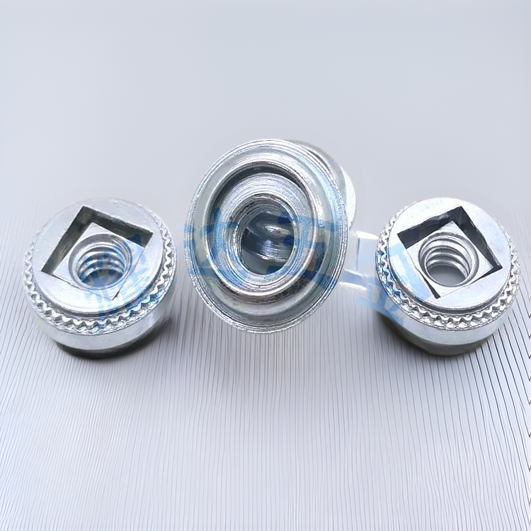 工厂供应压铆浮动螺母AC/AS-M4-1/2自锁螺母不锈钢方螺丝规格齐全