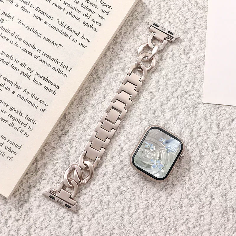 Сталистий цвет подходит для Apple iwatchS10/SE9 Ultra8765432 металл нержавеющая сталь браслет для часов