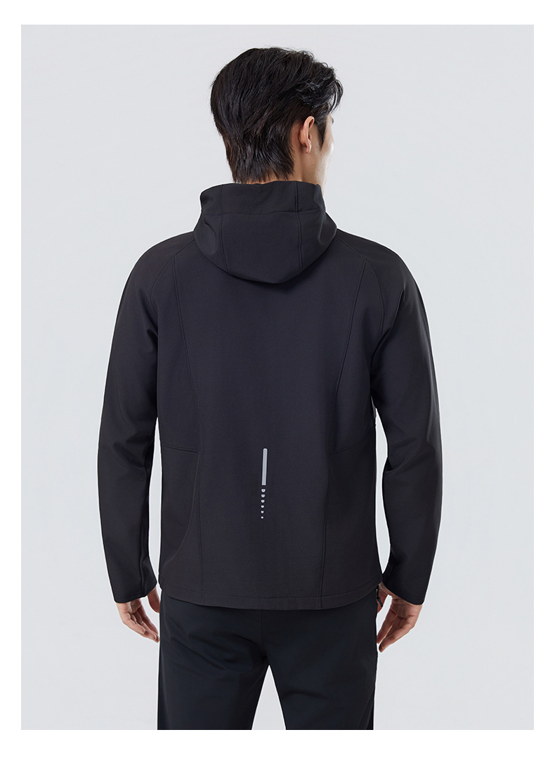 Giacca da uomo per sport all'aria aperta, invernale, foderata in pile, impermeabile, calda, casual, con cappuccio, softshell, per escursionismo, ciclismo e corsa_voghion.com