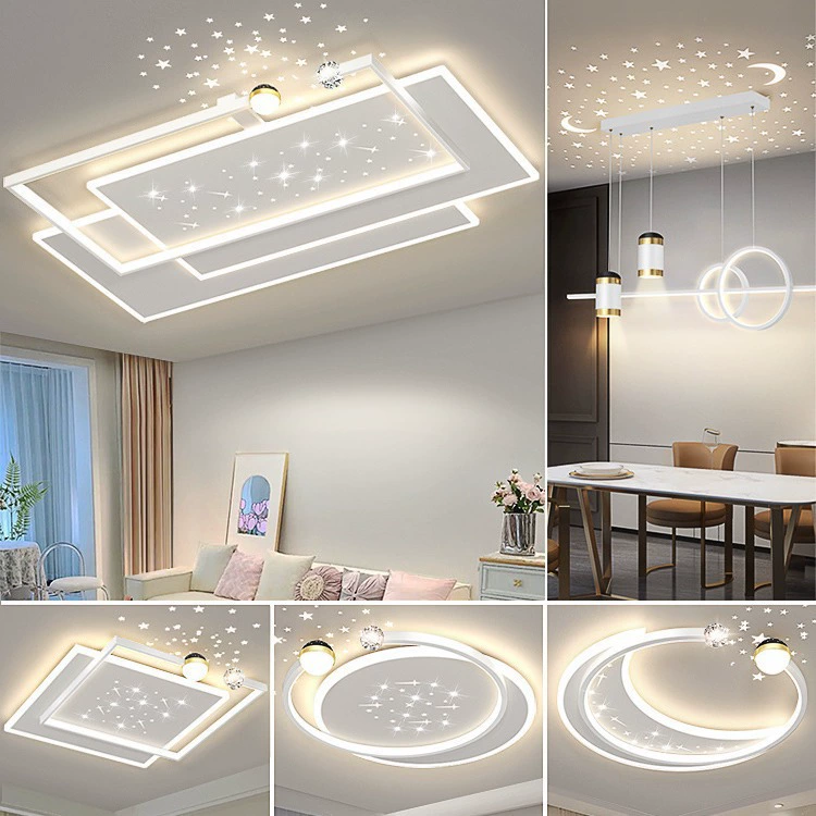 Освещение дома Чжуншань Светодиодный свет для гостиной 2025 новый современный простой атмосферный главный светильник для спальни потолочный светильник