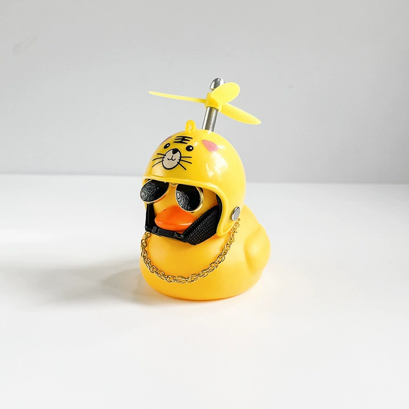 B.Duck, helmet, electric car with accessories, accessory
