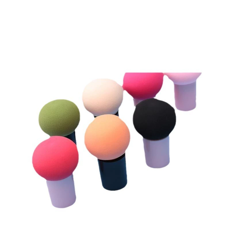 Makeup sponge puff mushroom head, PP handle, dual‑use dry & wet, lightweight 0.003 kg