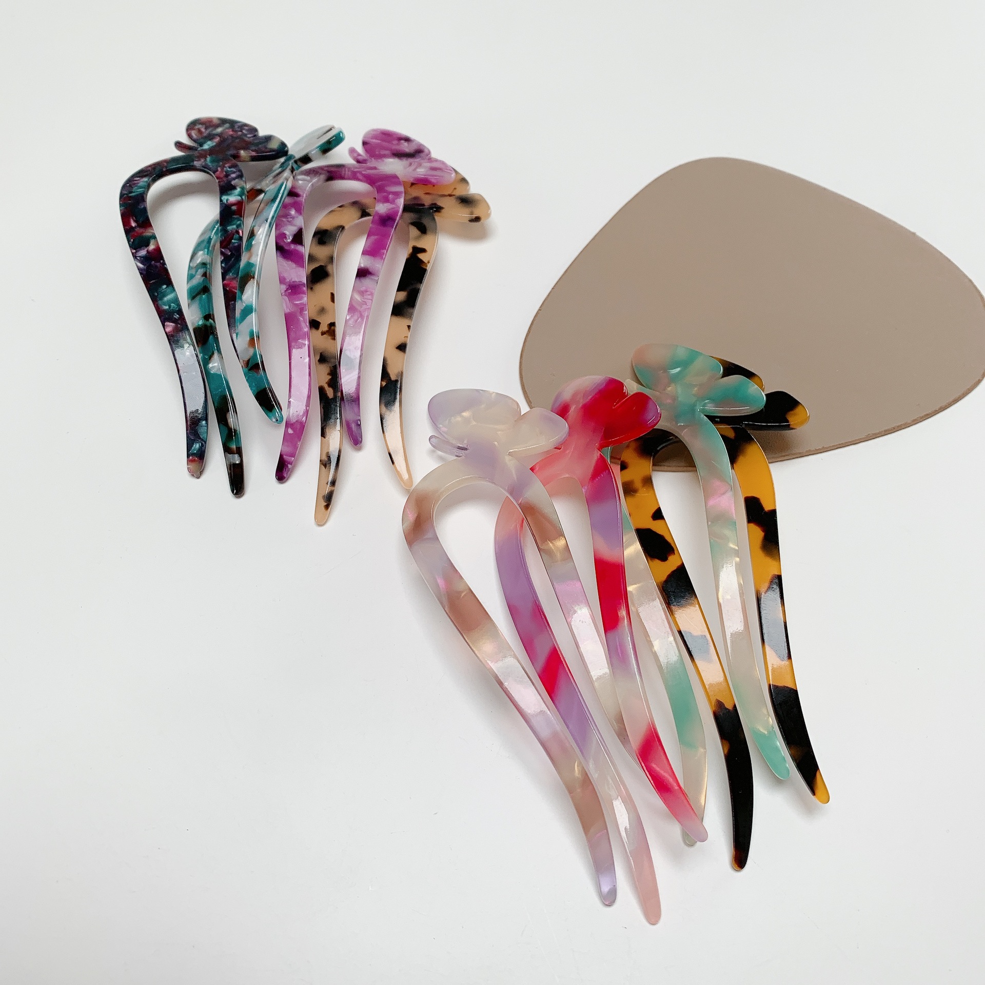 Elegant Women's Butterfly Acetic Acid Sheets Hair Sticks display picture 4