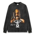 Washed black long sleeves