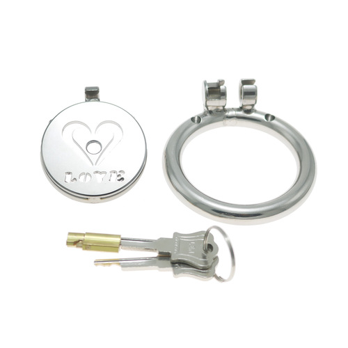Chaste Lock Sexual Tool Penis Cage Love Letter Chastity Device For Men Outdoor Long-term Wearing Lock