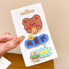 Acrylic cartoon children's hairgrip, bangs, accessory, hair stick, hairpins, Korean style