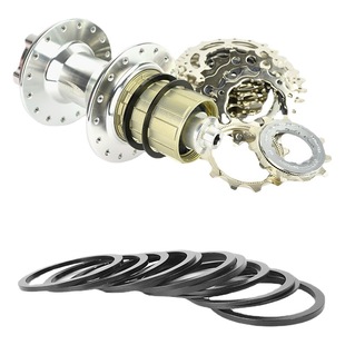 Axle washer 1mm1.5 2 2.5mm mountain road car flower drum flywheel tower base washer bicycle accessories