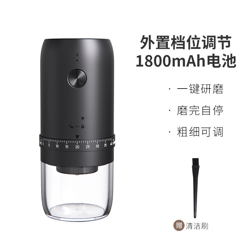Electric Coffee Grinder USB Rechargeable Small Portable Household Coffee Grinder Source Manufacturer Cross-Border Electric Coffee Grinder USB Rechargeable Small Portable Household Coffee Grinder Source Manufacturer Cross-Border