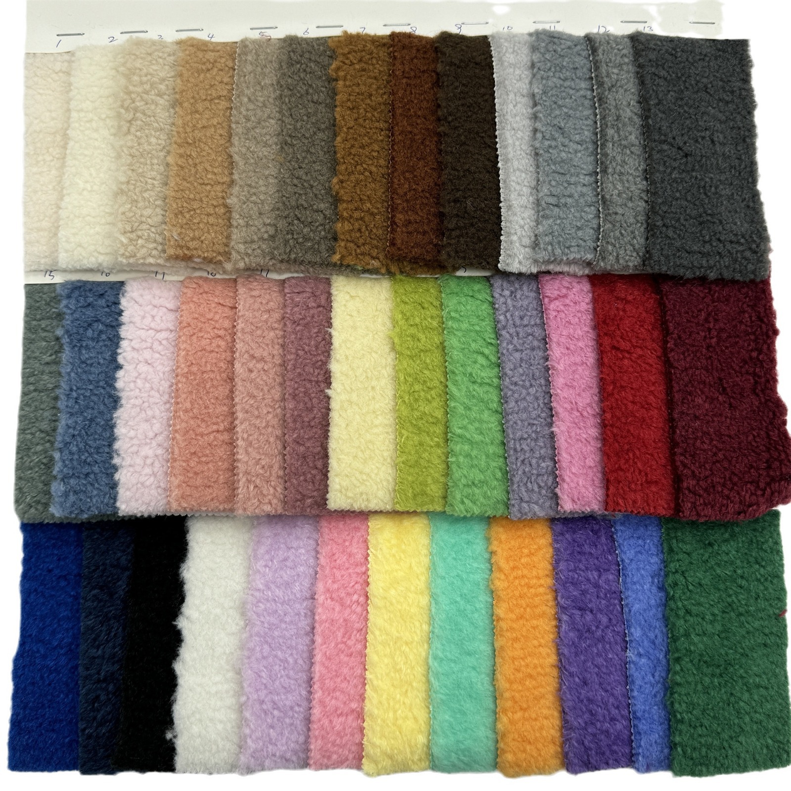 芭莎羊绒颗粒绒仿羊毛加厚羊羔绒新西兰绒服装箱包毛绒玩具