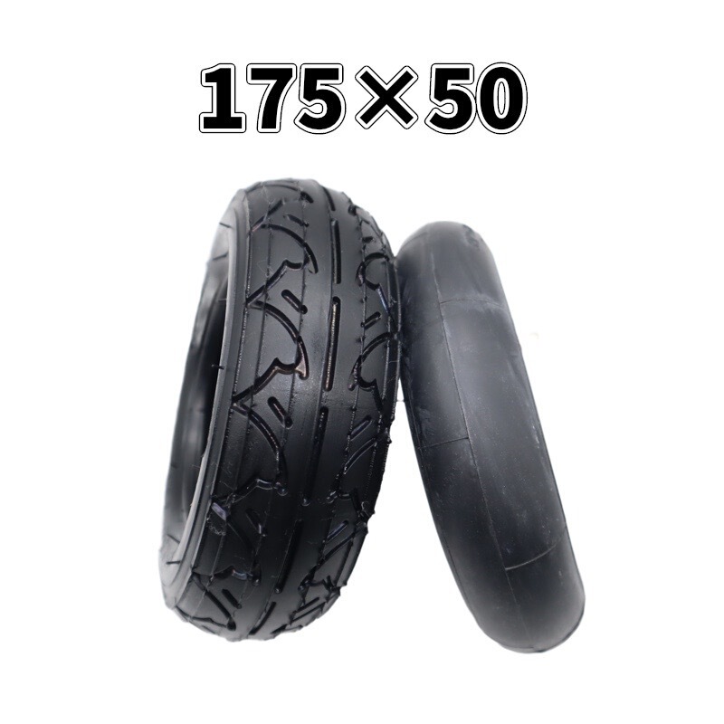 175x 50 pneumatic tire electric scooter wheelchair inner and outer tires thickened high rubber 7 inch tire inflatable tire