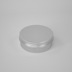 60ml木渣鋁盒 68*25mm化妝品膏霜金屬密封包裝鋁盒 60g藥膏鋁罐