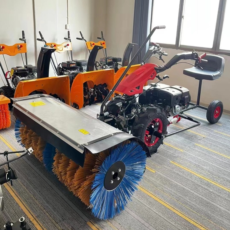 全齿轮15马力三合一扫雪机 出口俄罗斯街道清雪机校园除雪机