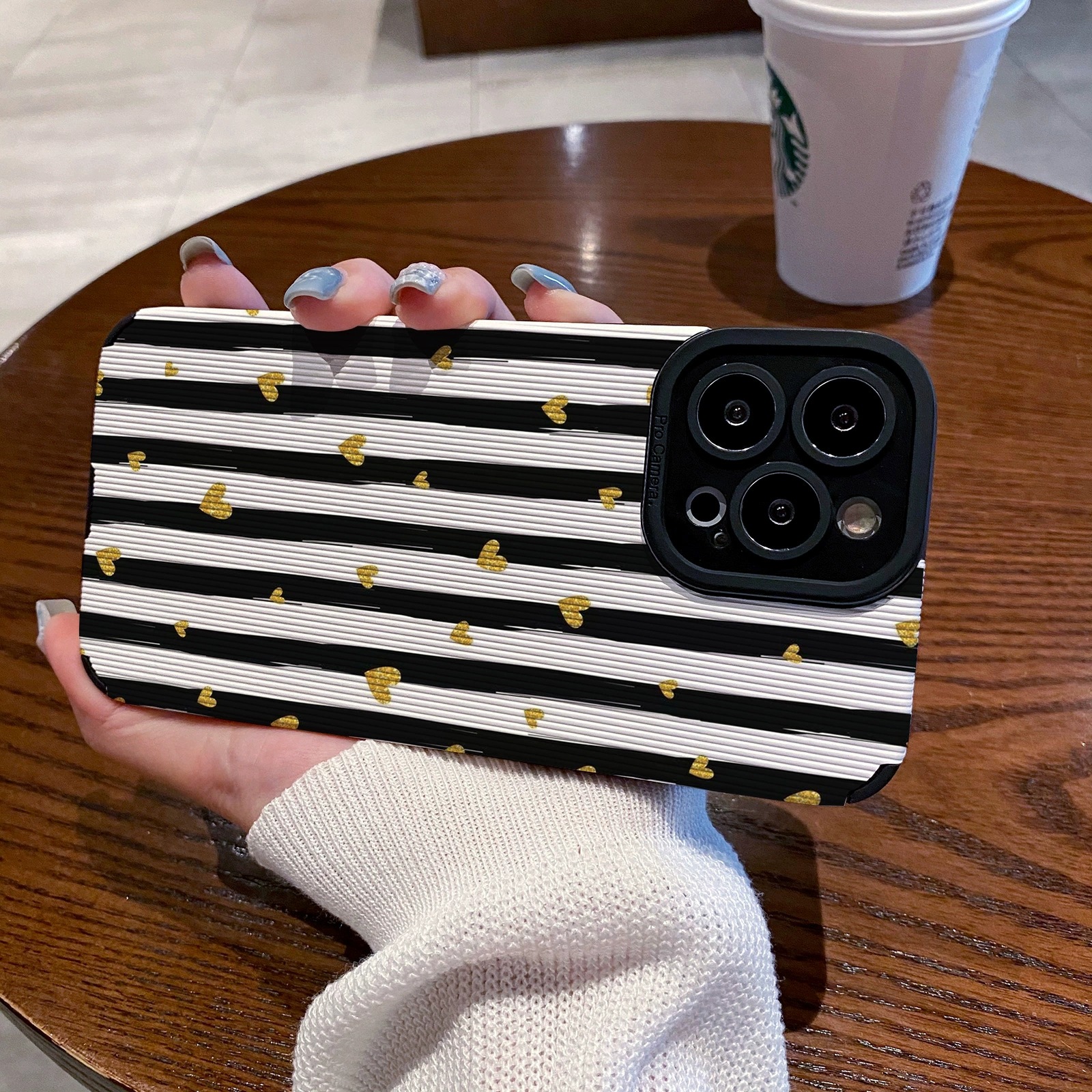 Funda de teléfono con corazón para iphone carcasa protectora_voghion.com