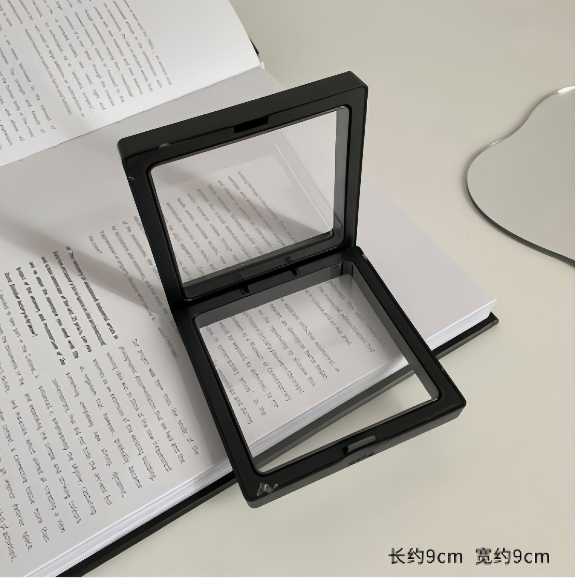 Joyería caja de almacenamiento sellado a prueba de polvo oxidación PE Película Caja de almacenamiento pendientes collar anillo suspensión caja de joyería transparente