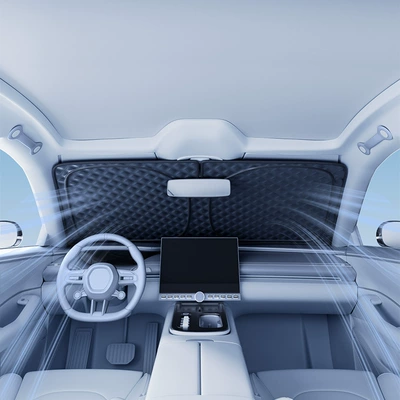 Sun shade Protection, Heat Insulation, Silver-Coated