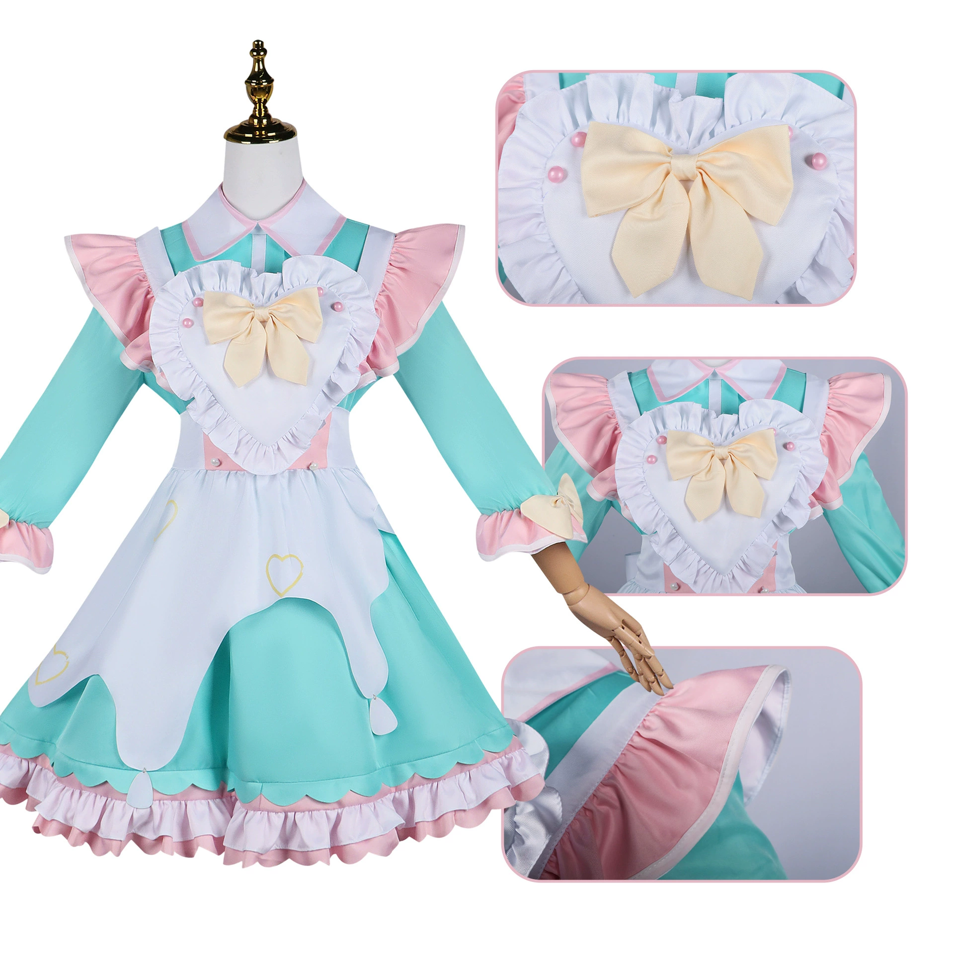 Анкер-героиня в значительной степени опирается на COS Super Sauce Sauce Sugar Girl Coster COS полный комплект одежды для дву-мерной игры cos