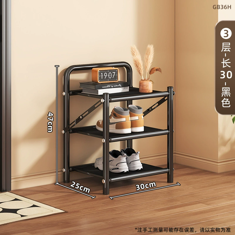 Renter-friendly Shoe Cabinet Multi-tier Shoe Rack Foldable from Yomiego