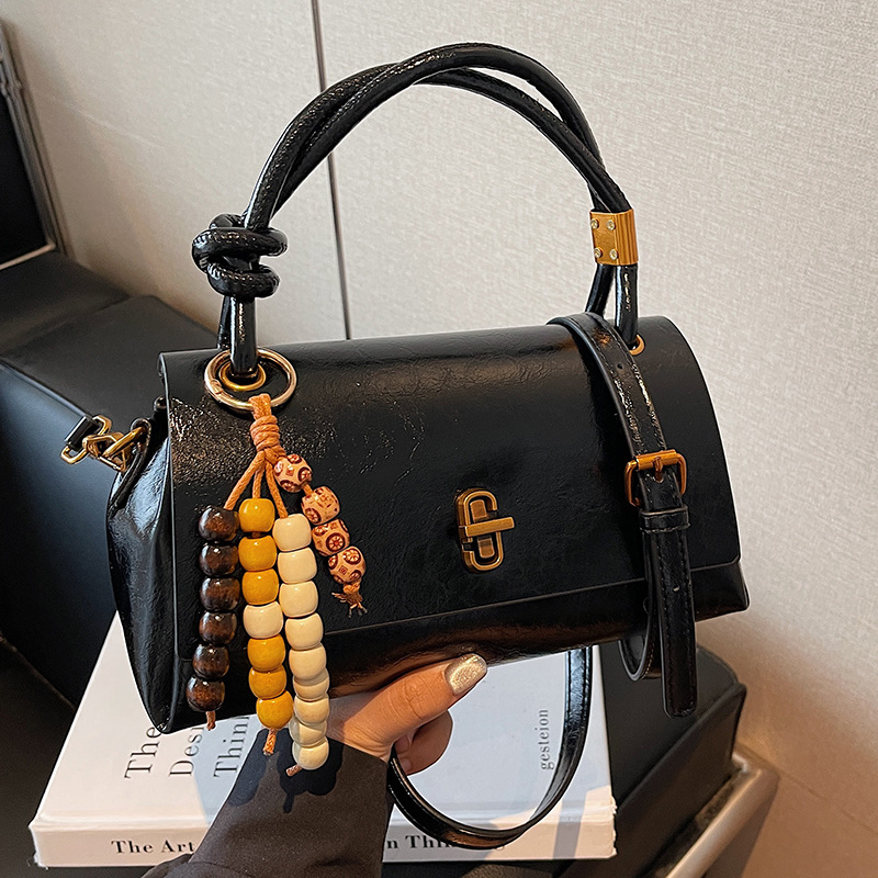 Nuevo cross-border de alta calidad bolso de moda nicho de moda bolso de hombro de mujer simple versátil bolso de hombro retro image 3