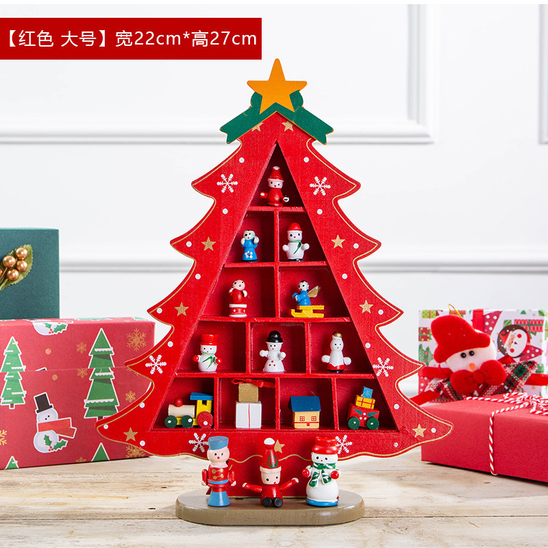 2025年クリスマスデコレーション 小型ミニツリー DIY 立体インスタ風シーンレイアウト デスクトップ飾り 子供用 家庭用|undefined