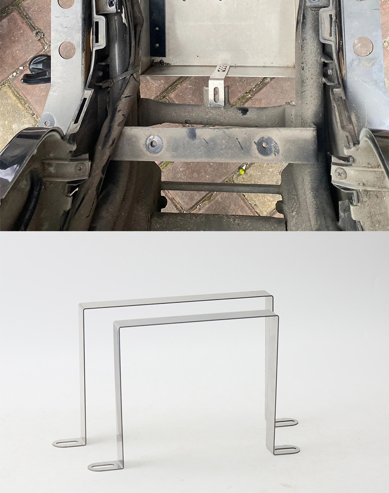 [2026 New Model] Electric Vehicle Battery Fixing Bracket Battery Box Stainless Steel Support Strip Moisture-Proof Reinforcement Piece