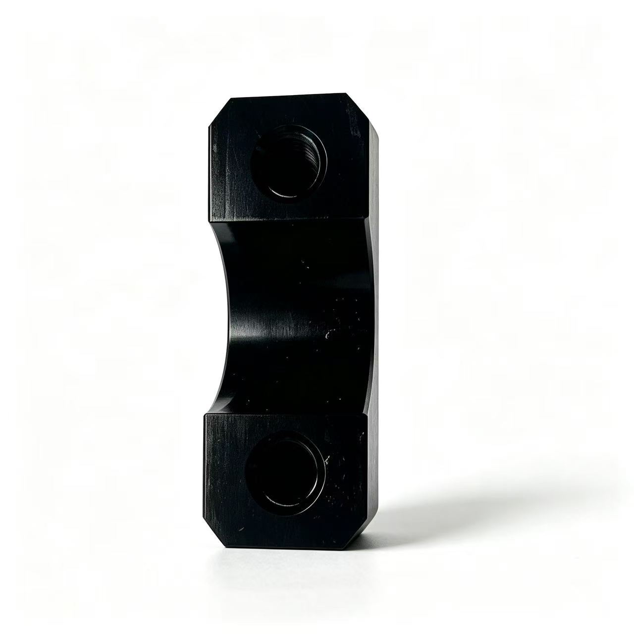 Motorcycle Front Shock Absorber Parts Upper Linkage Plate Pressure Block Repair and Replacement, Glossy Black