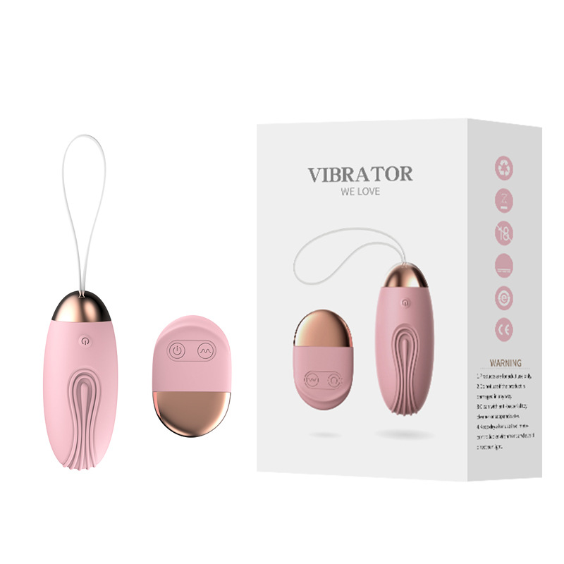 La serie de lujo gladiador chica rosa Pequeña concha pescar control remoto inalámbrico huevo salto AV palo masturbador femenino