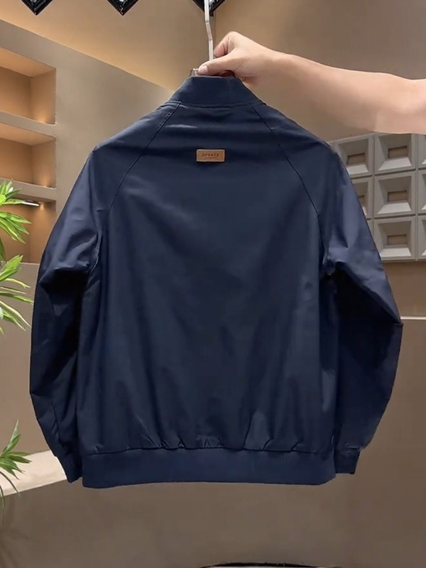 棒球服夹克男2025秋季新款潮牌工装男装美式复古修身飞行员外套男|undefined