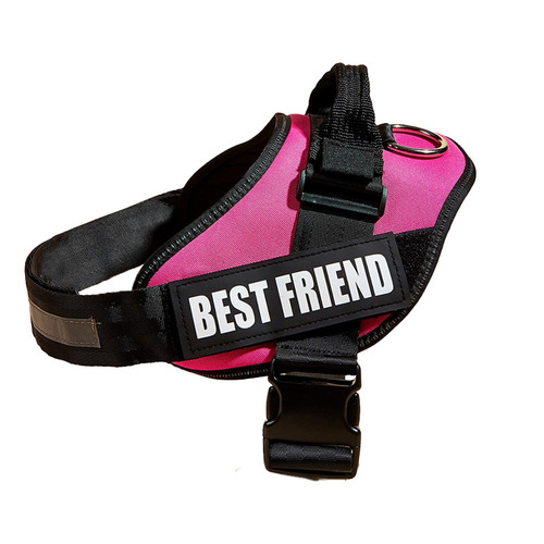 WAOPET K9 Explosive Proof Large Dog Collar and Harness Golden Retriever Husky Dog Leash Pet Supplies Chest and Back Strap