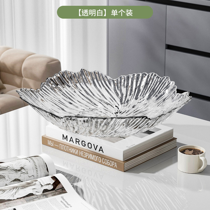 新しい花びらフルーツプレートリビングルーム透明プラスチック PET スナックドライフルーツプレートホームライト高級シンプルなコーヒーテーブルプレート|undefined