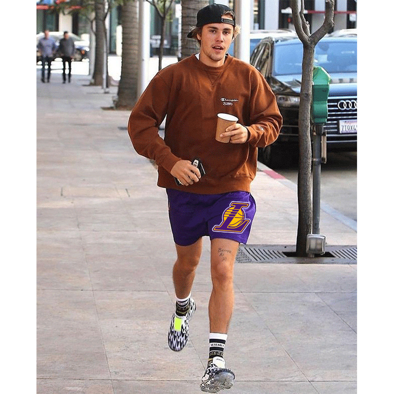 EE Casual Shorts Fitness Muscular Men's Sports Quarter Pants Mesh Breathable Knee-length European and American Training Shorts