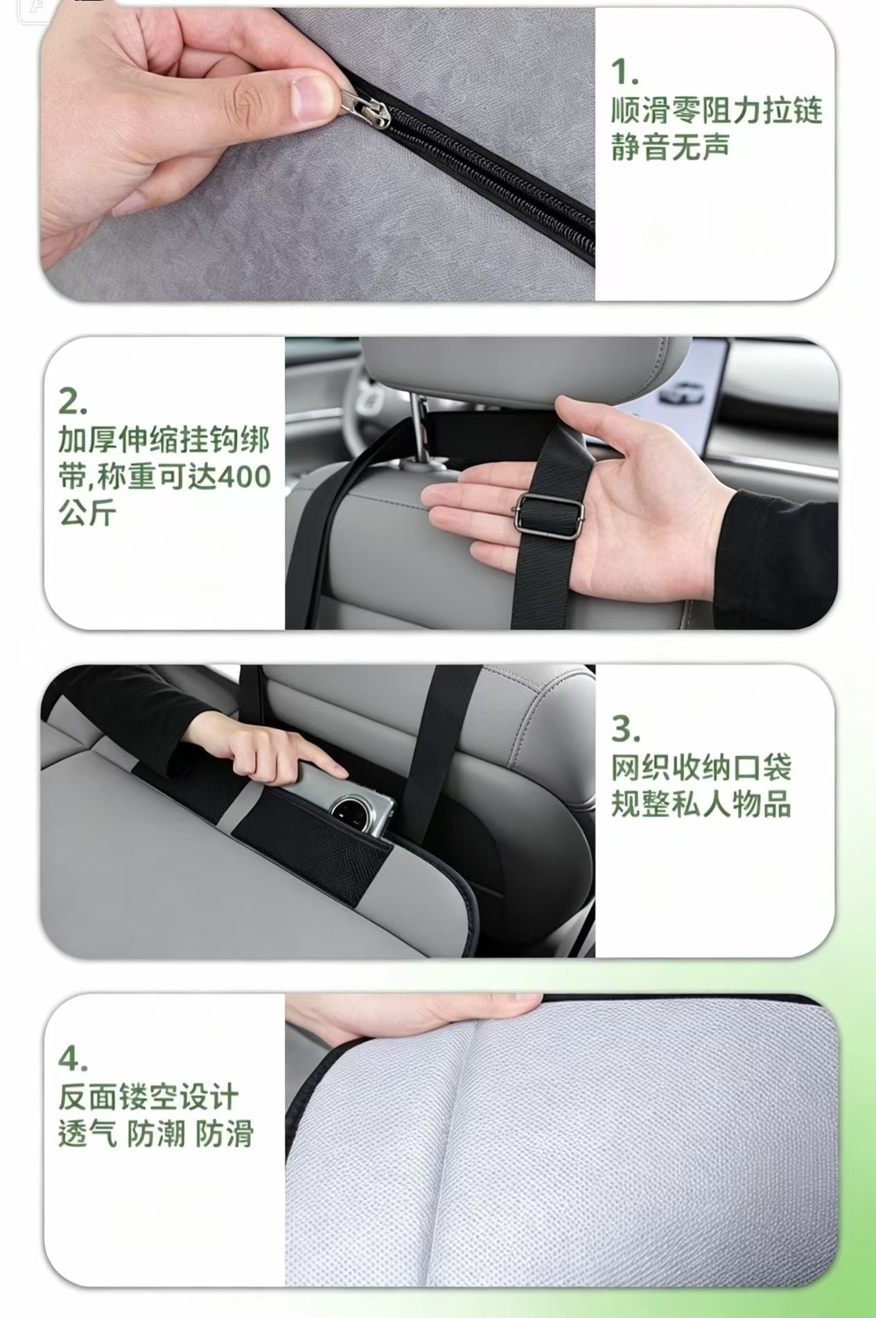 Car travel bed, non-inflatable, rear seat sleeping pad, car extension board, universal trunk folding mattress, wholesale