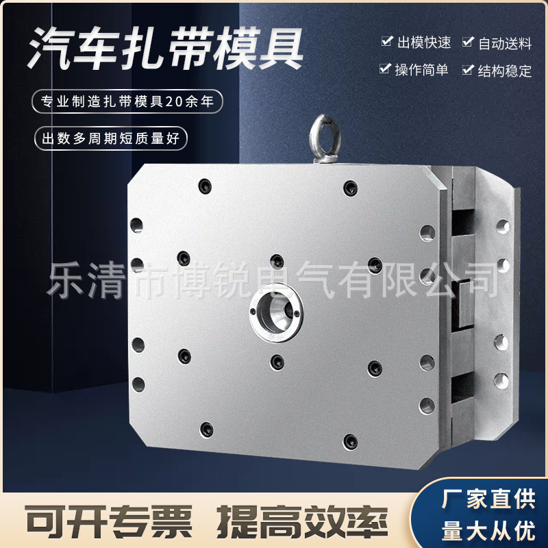 乐清博锐模具制造中心供应4X280 32腔尼龙扎带模具扎带模具半固定